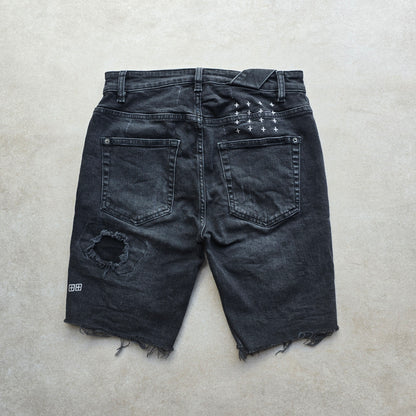 Ksubi Dagger Dan Distressed Shorts - 28