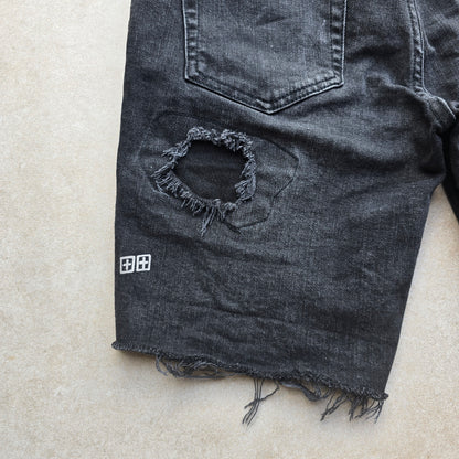 Ksubi Dagger Dan Distressed Shorts - 28