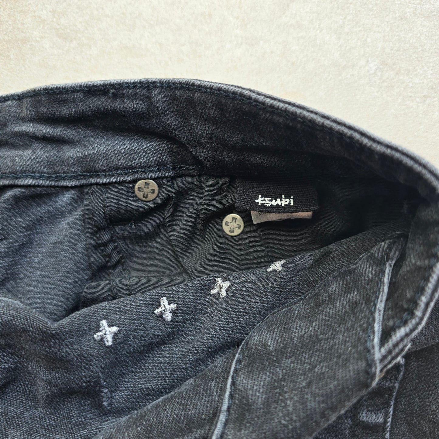 Ksubi Dagger Dan Distressed Shorts - 28