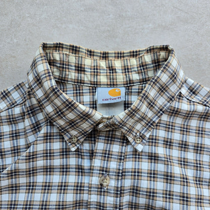 Vintage Carhartt Short Sleeve Check Shirt - XL