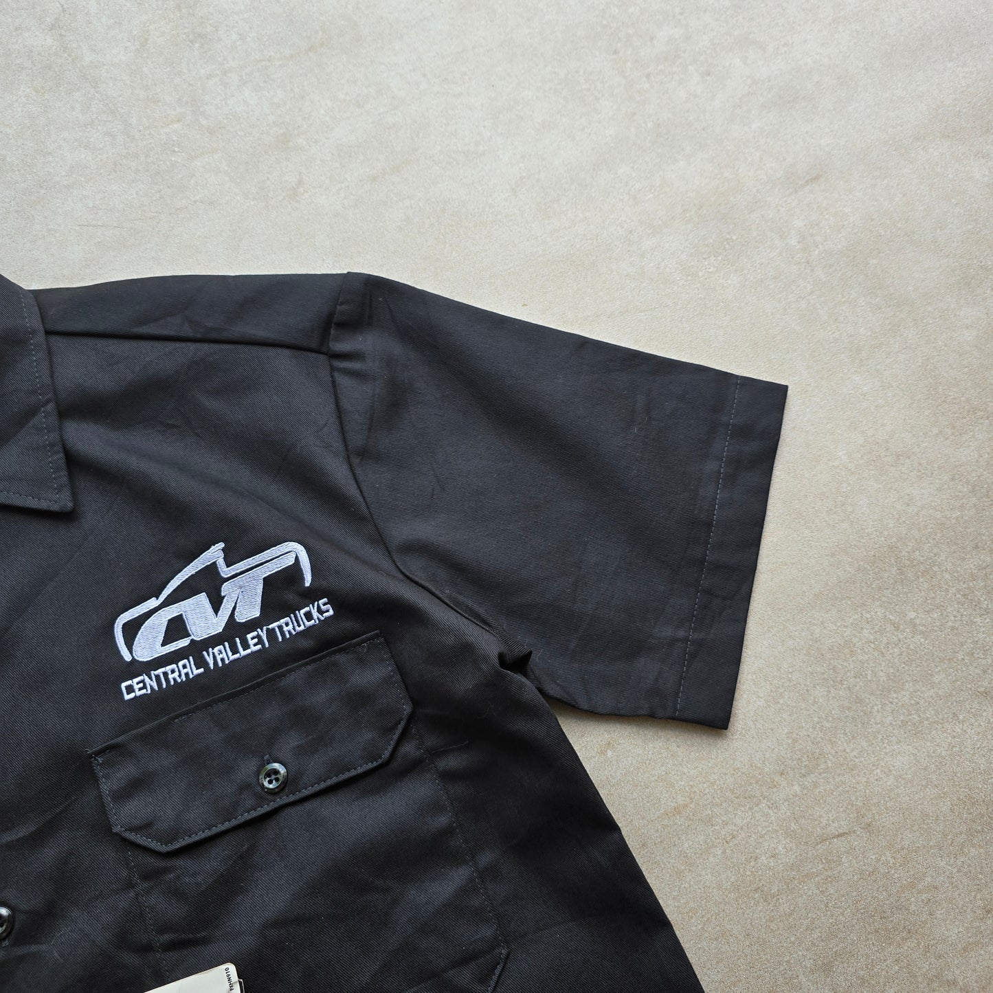 Y2K Dickies Short Sleeve Work Shirt - S