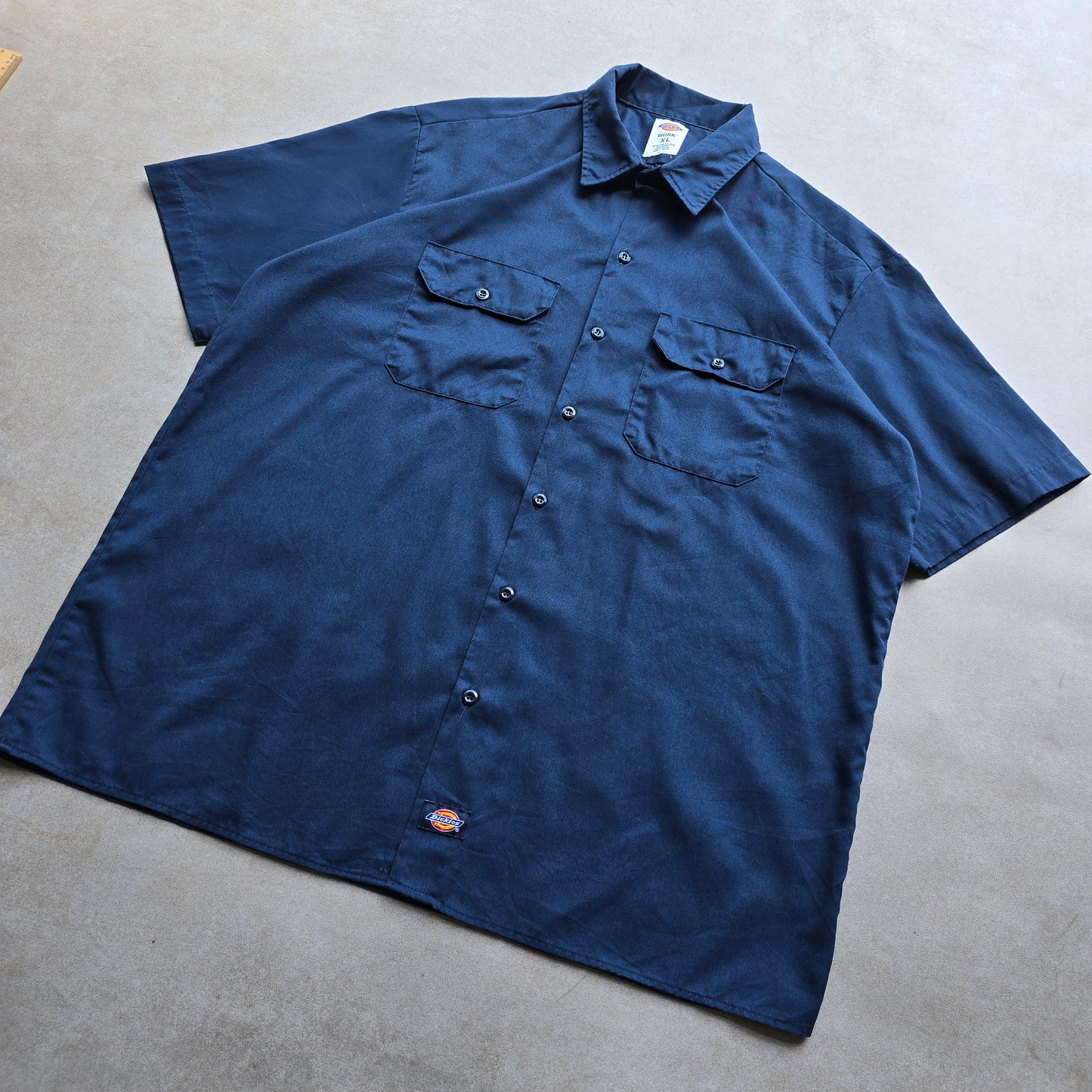 Y2K Dickies Short Sleeve Work Shirt - XL