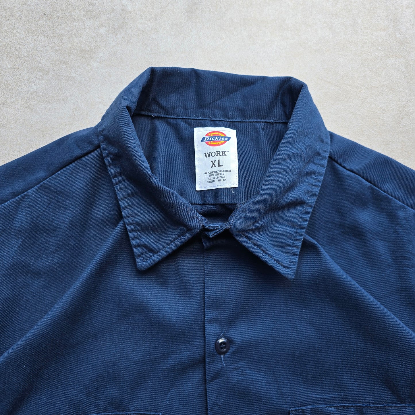 Y2K Dickies Short Sleeve Work Shirt - XL