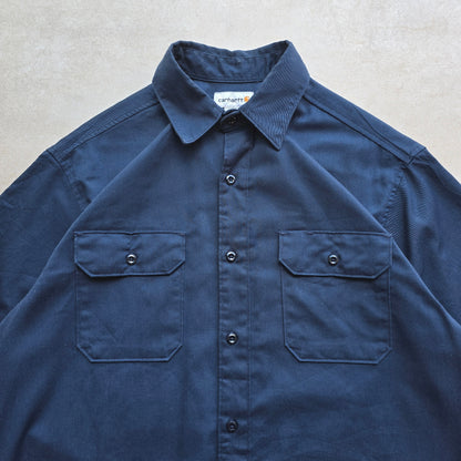 Vintage Carhartt Short Sleeve Button Up Shirt - L