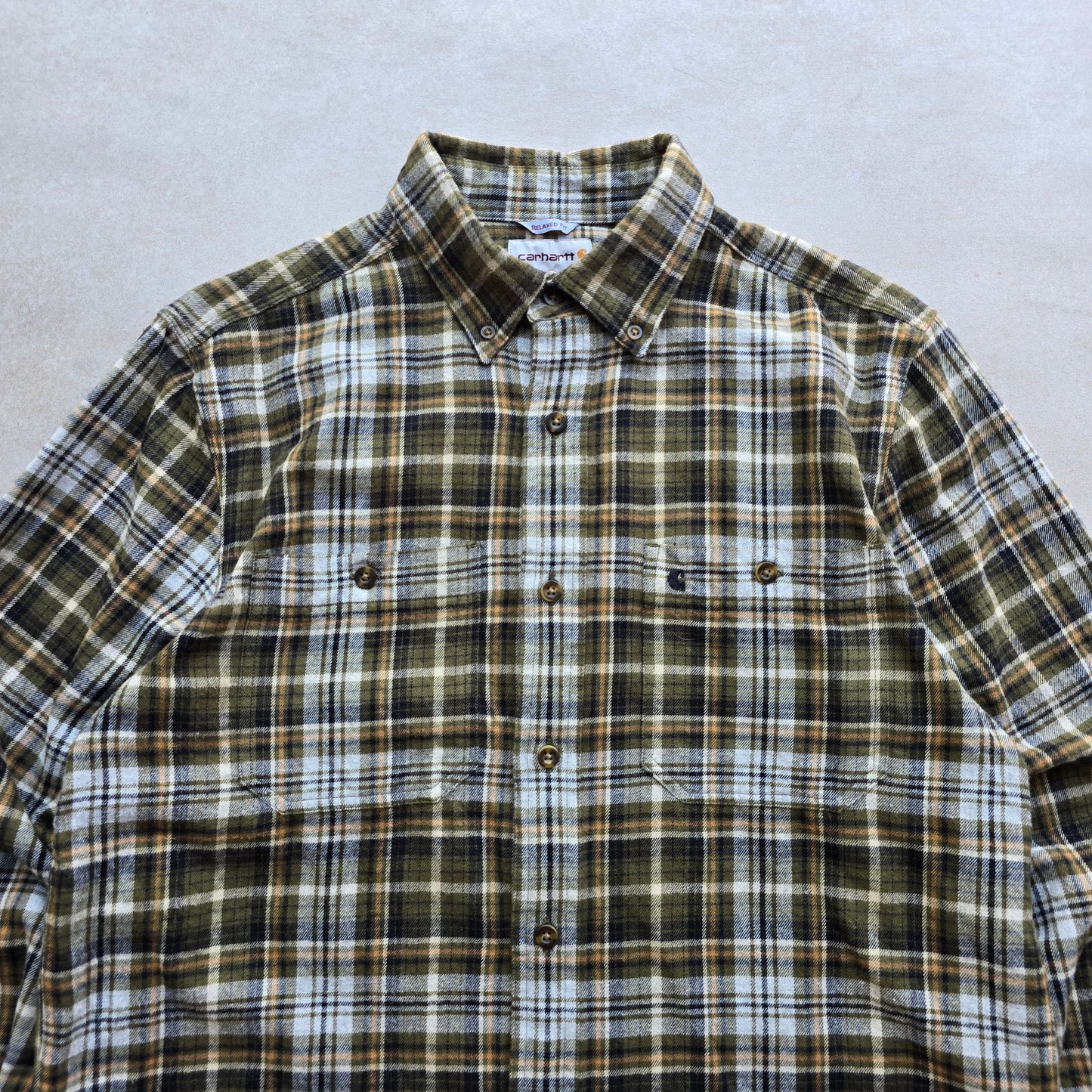 Carhartt Check Flannel Shirt - M