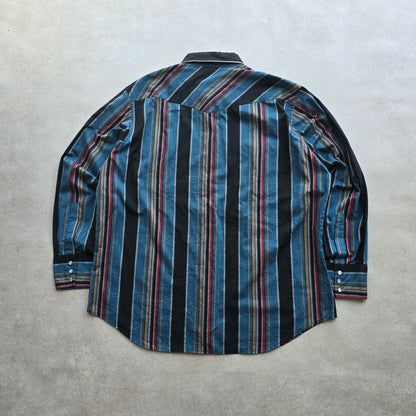 Vintage Dickies Long Sleeve Pearl Snap Shirt - XL