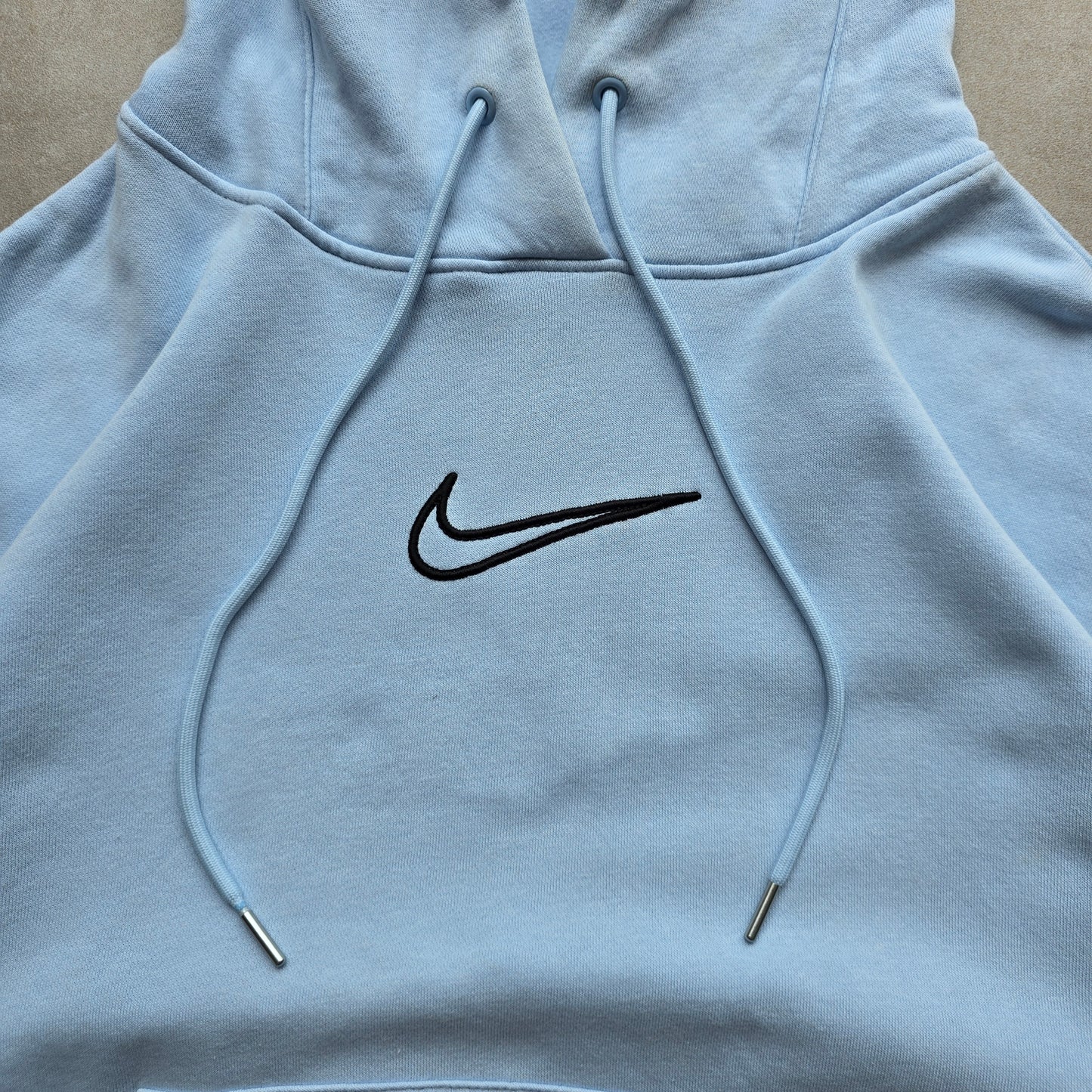 Nike Centre Swoosh Baby Blue Hoodie - S