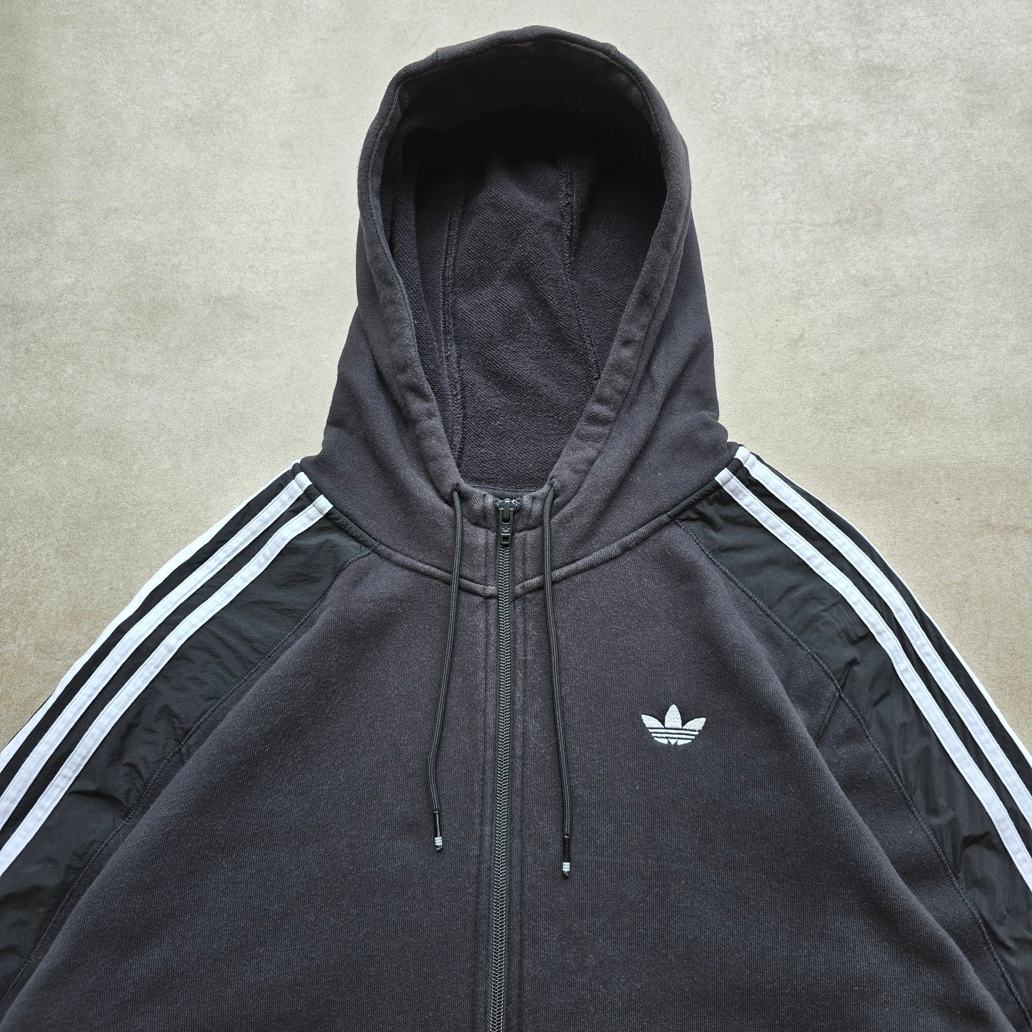 Adidas Trefoil Full Zip Hoodie - M