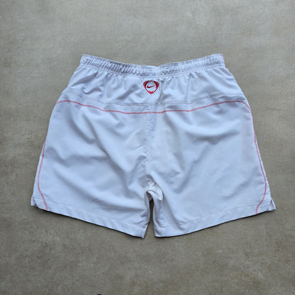 Vintage Nike Embroidered Swoosh Shorts - L