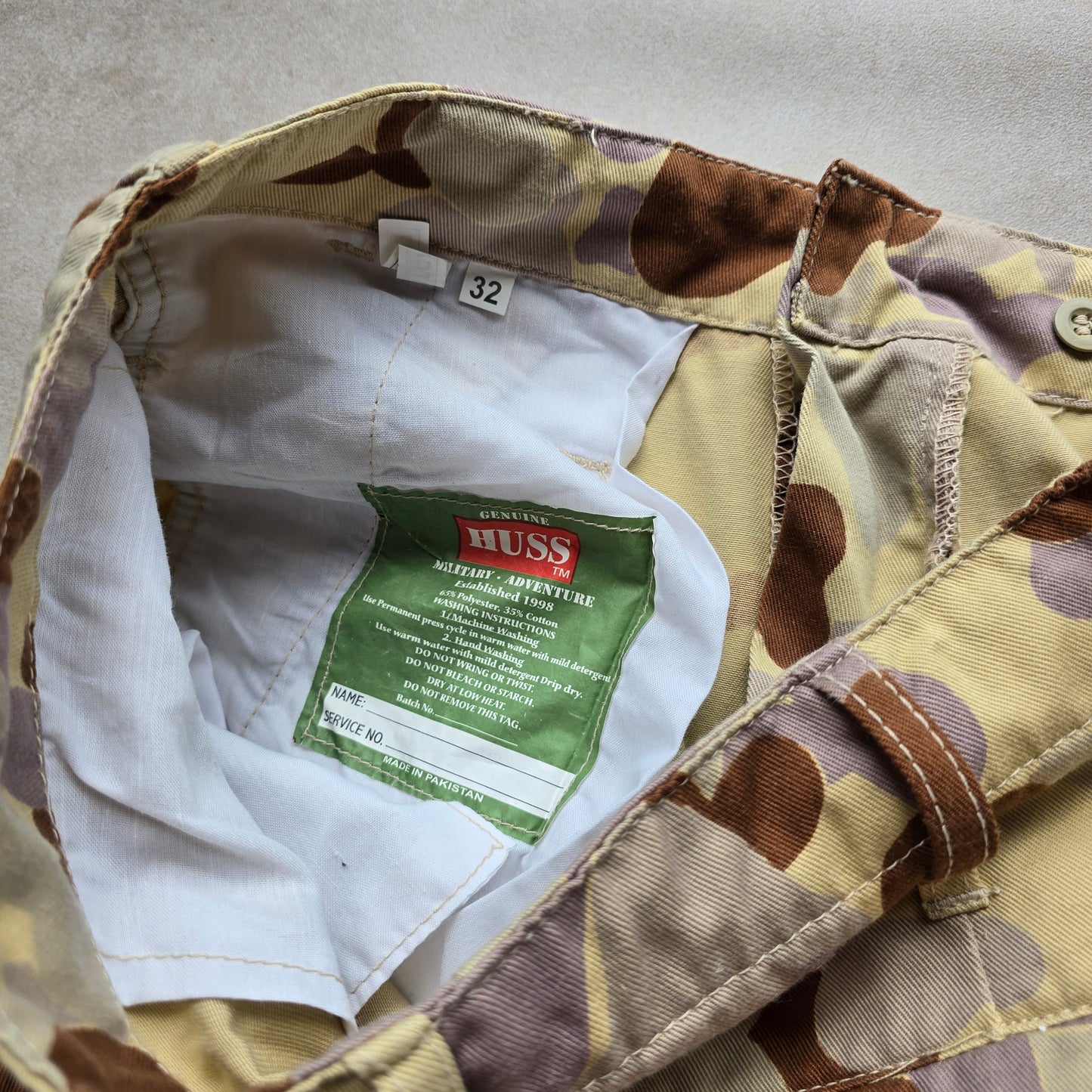 Desert Camo Cargo Shorts - 32