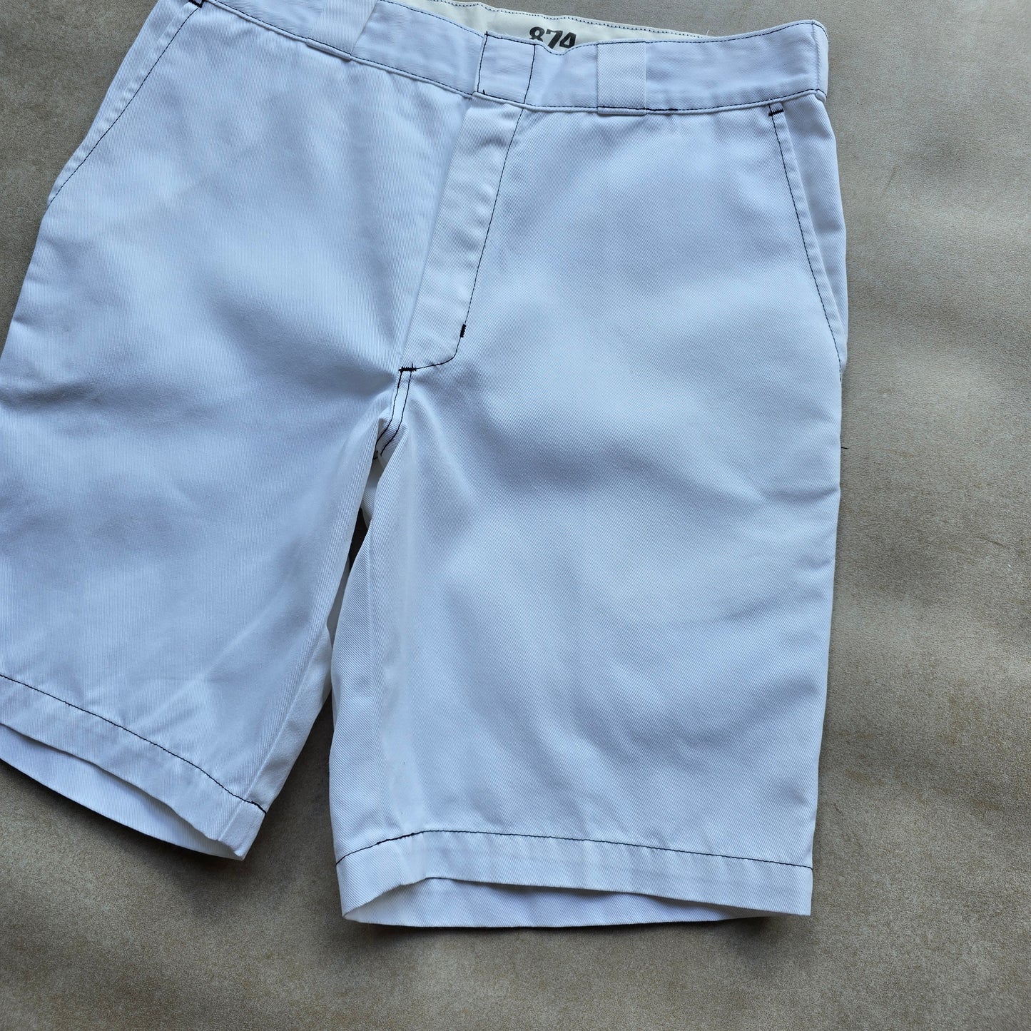 Dickies 874 White Shorts - 34