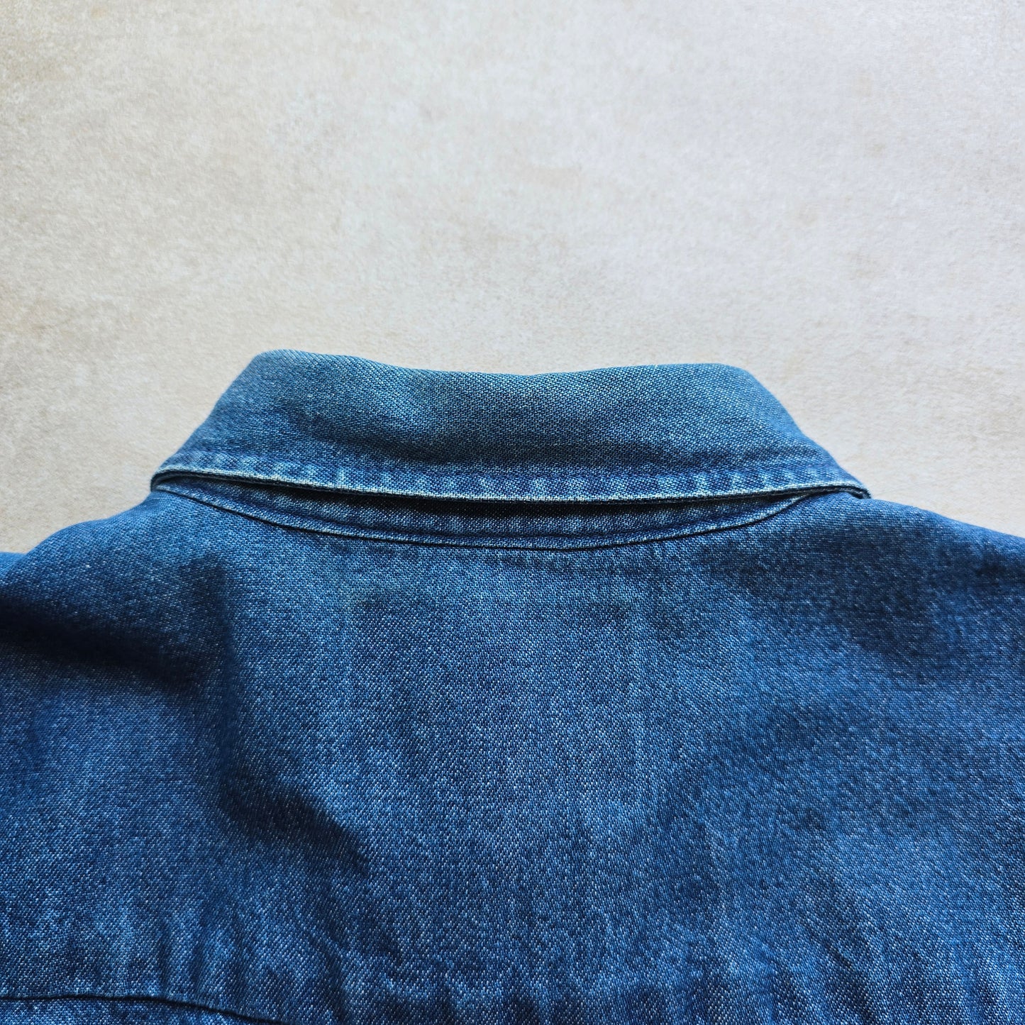 Vintage Dickies Sun Faded Denim Shirt - XL