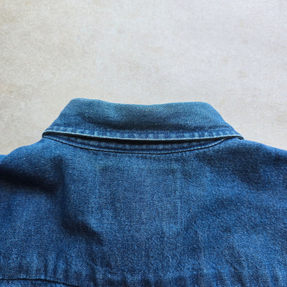 Vintage Dickies Sun Faded Denim Shirt - XL