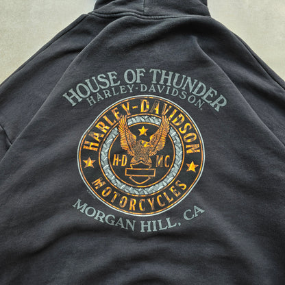 Harley Davidson Faded Full Zip Hoodie - XXL
