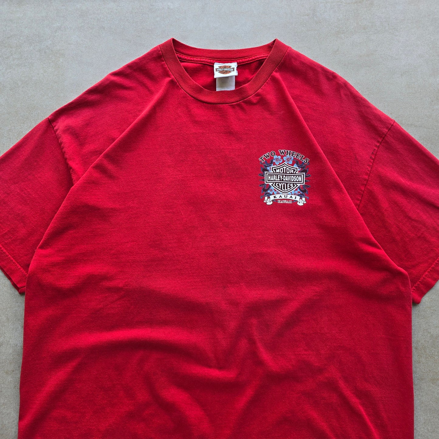 Vintage Harley Davidson Hawaii Faded Tee - XL/2XL