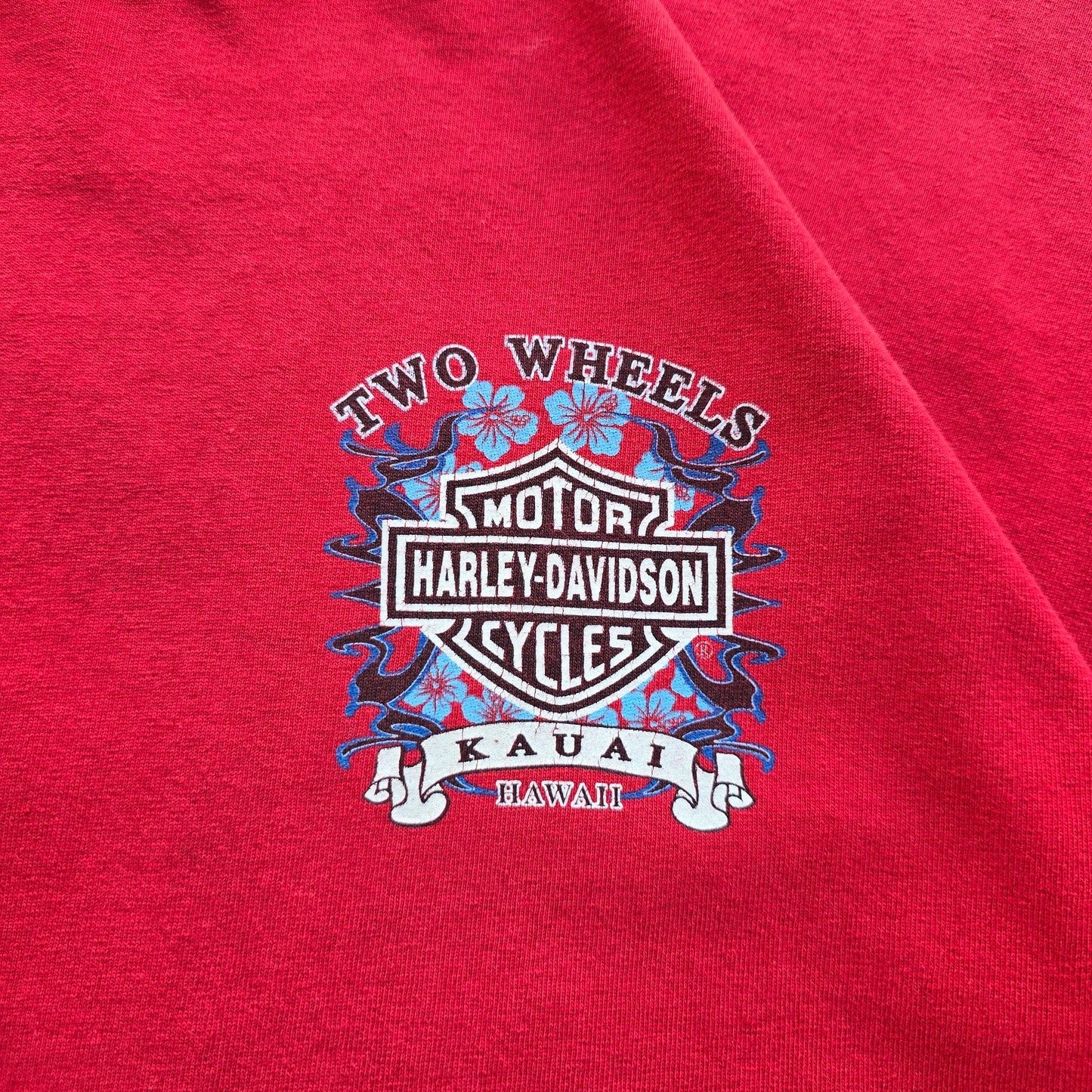 Vintage Harley Davidson Hawaii Faded Tee - XL/2XL