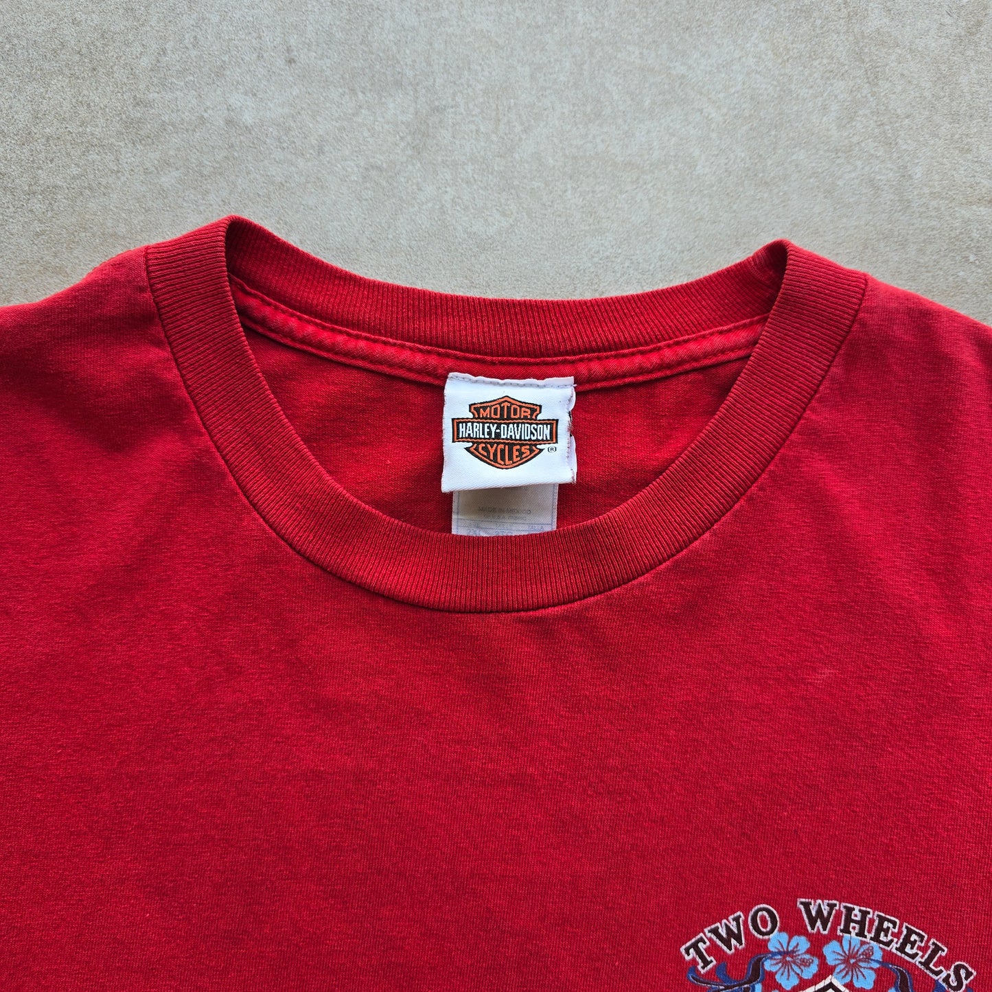 Vintage Harley Davidson Hawaii Faded Tee - XL/2XL