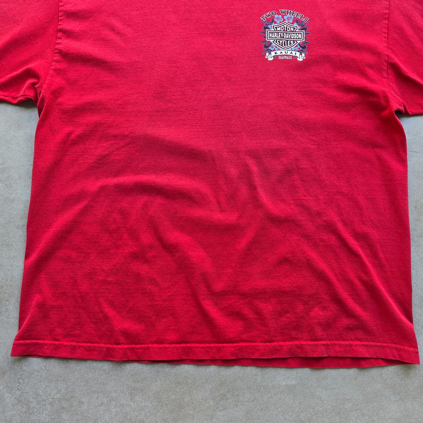 Vintage Harley Davidson Hawaii Faded Tee - XL/2XL