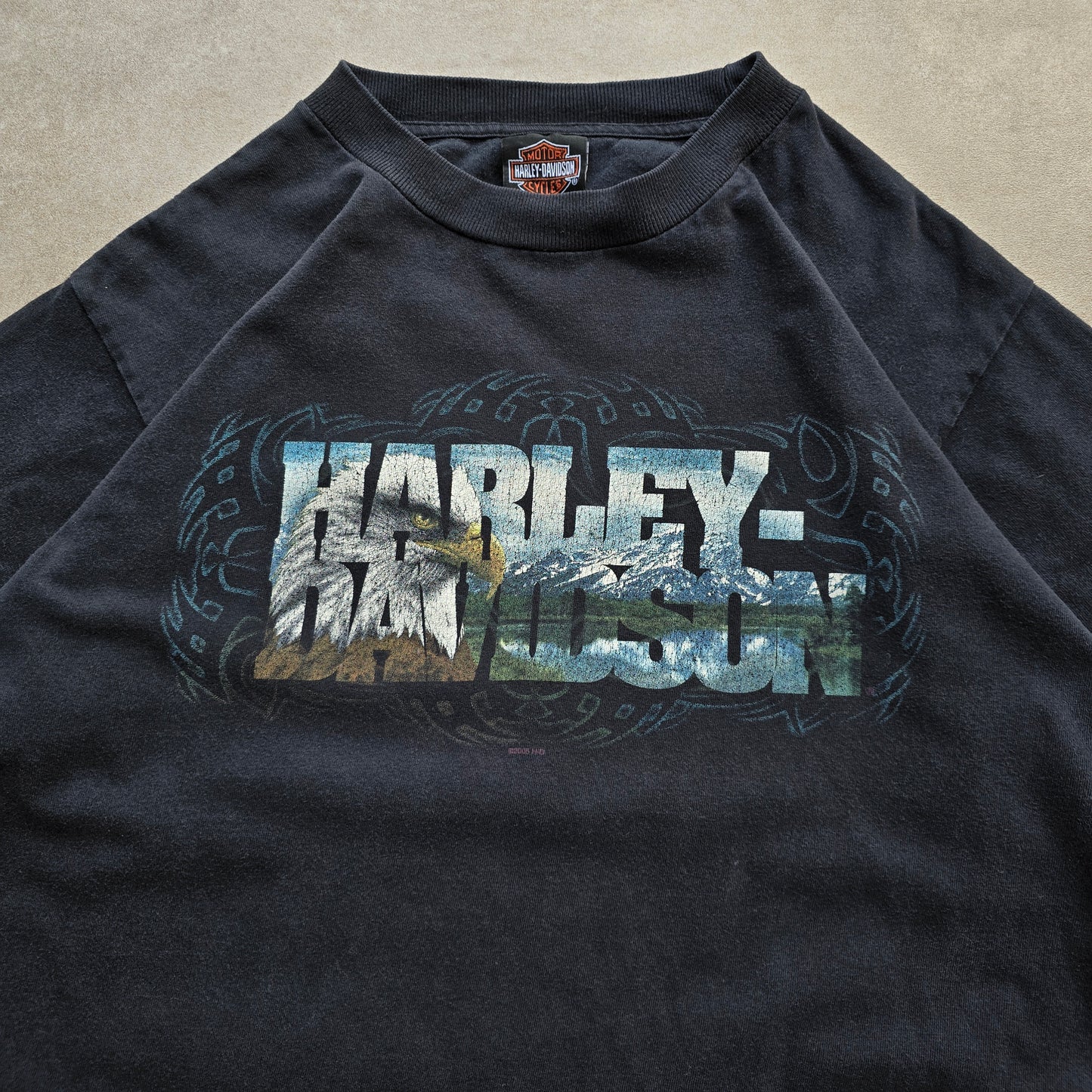 Vintage Harley Davidson Eagle Tee - M