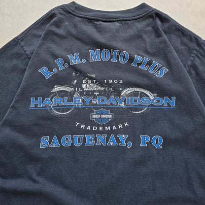 Vintage Harley Davidson Eagle Tee - M