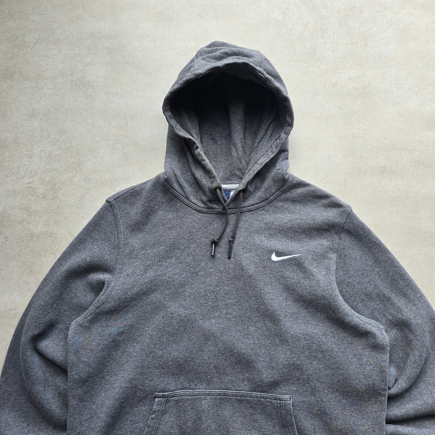 Y2K Nike Embroidered Swoosh Hoodie - M