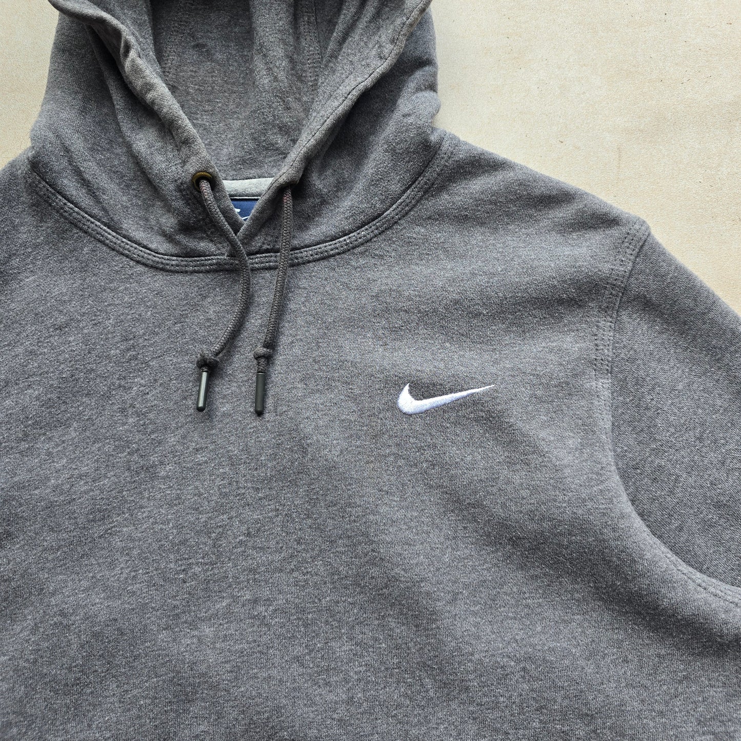 Y2K Nike Embroidered Swoosh Hoodie - M