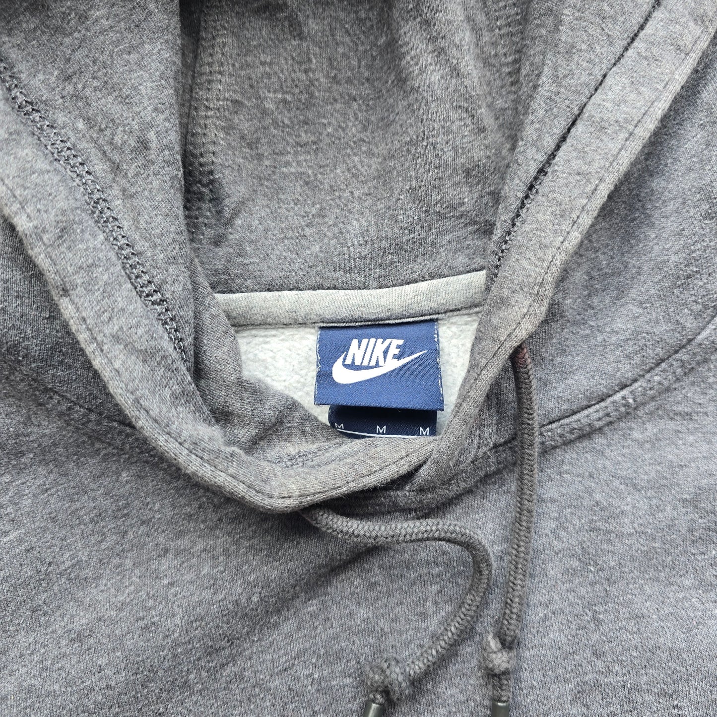 Y2K Nike Embroidered Swoosh Hoodie - M