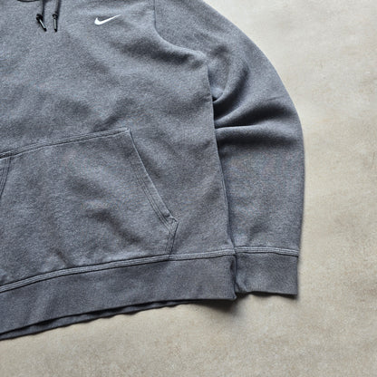 Y2K Nike Embroidered Swoosh Hoodie - M