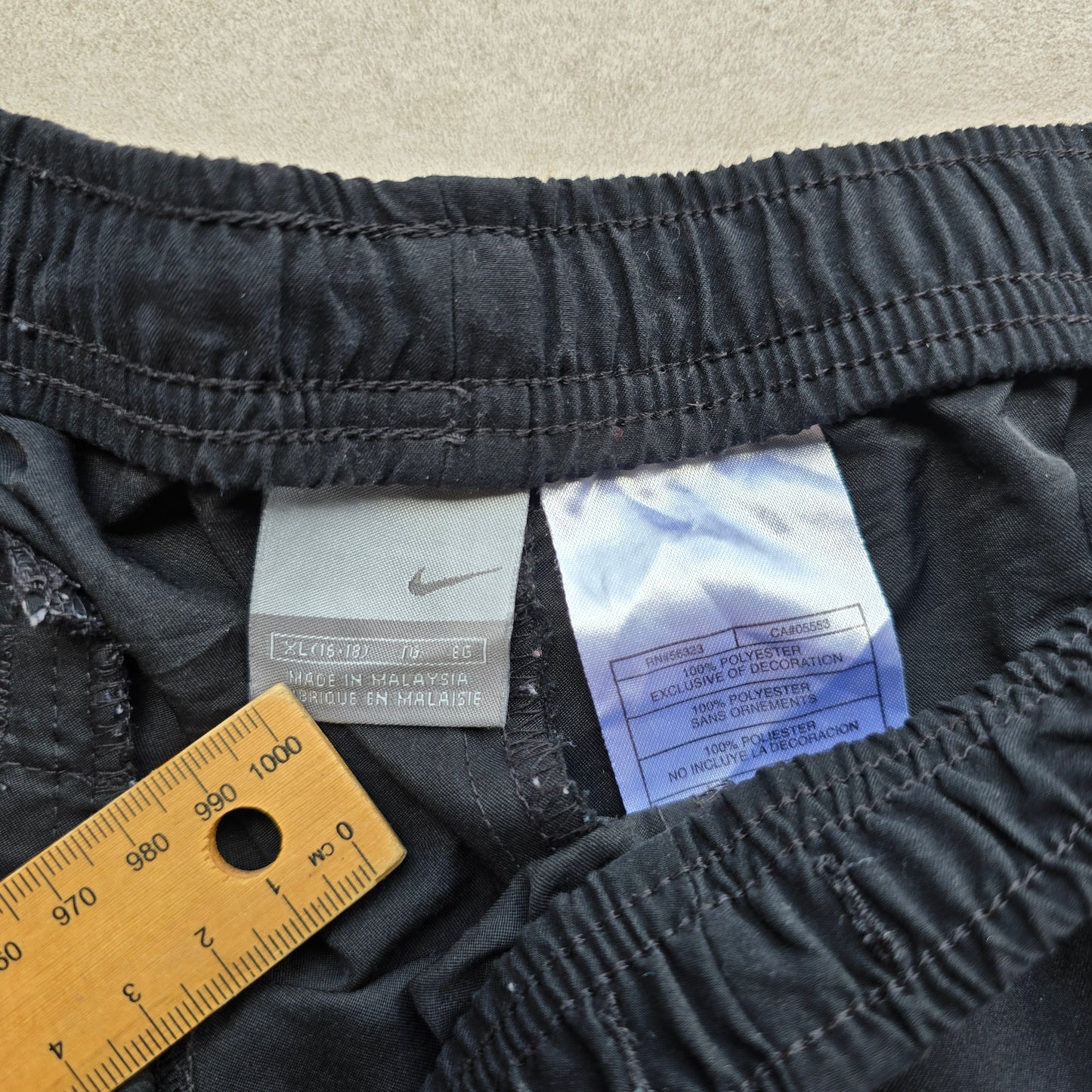 Vintage Nike Embroidered Swoosh Track Pants - L