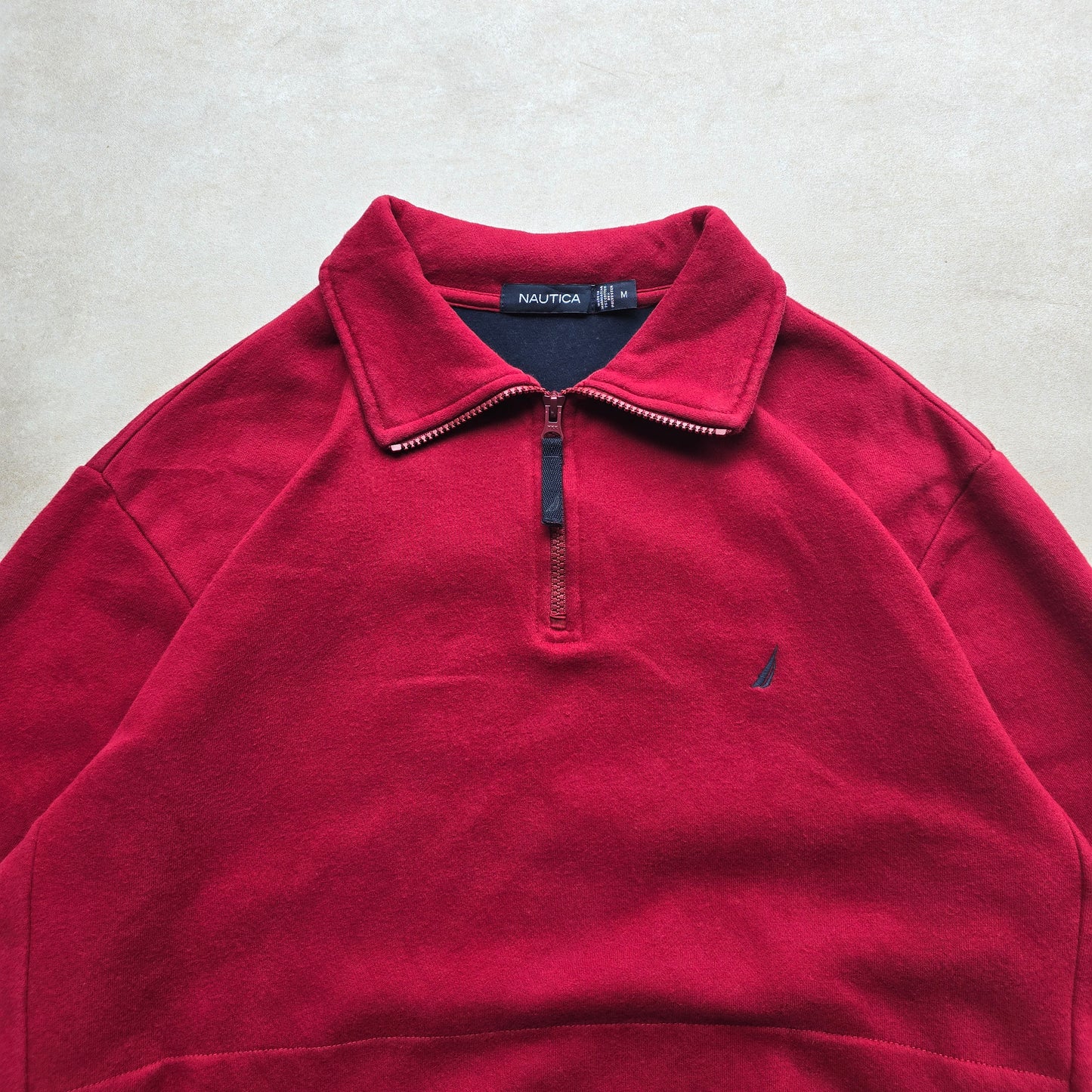Nautica 1/4 Zip Sweatshirt - L