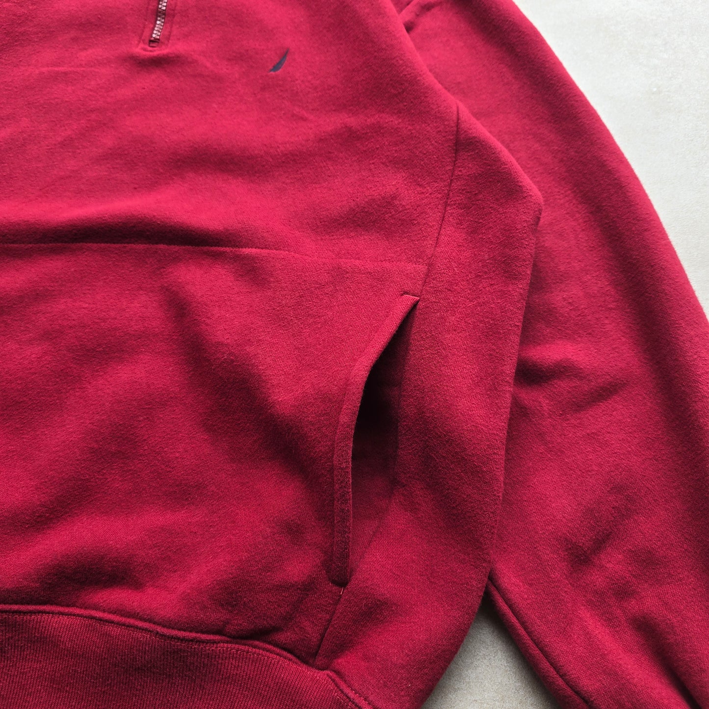 Nautica 1/4 Zip Sweatshirt - L