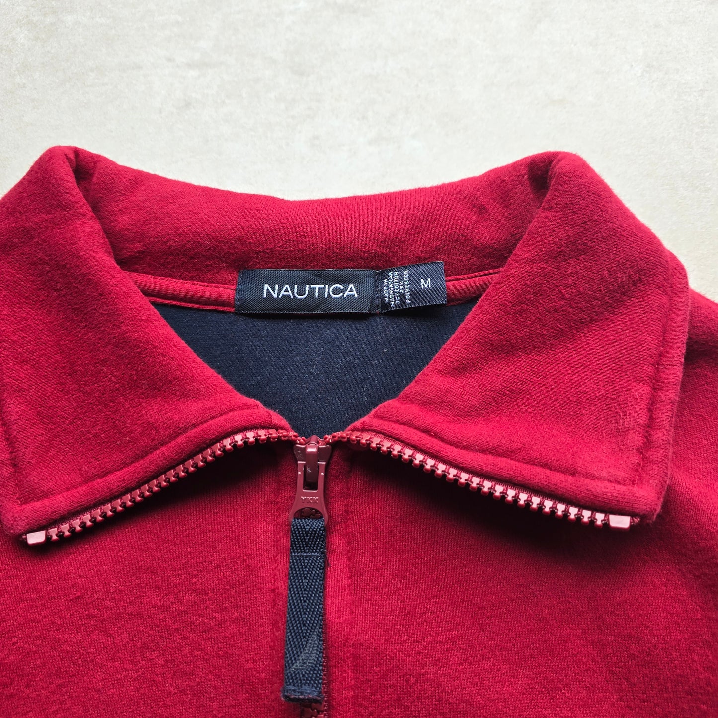 Nautica 1/4 Zip Sweatshirt - L