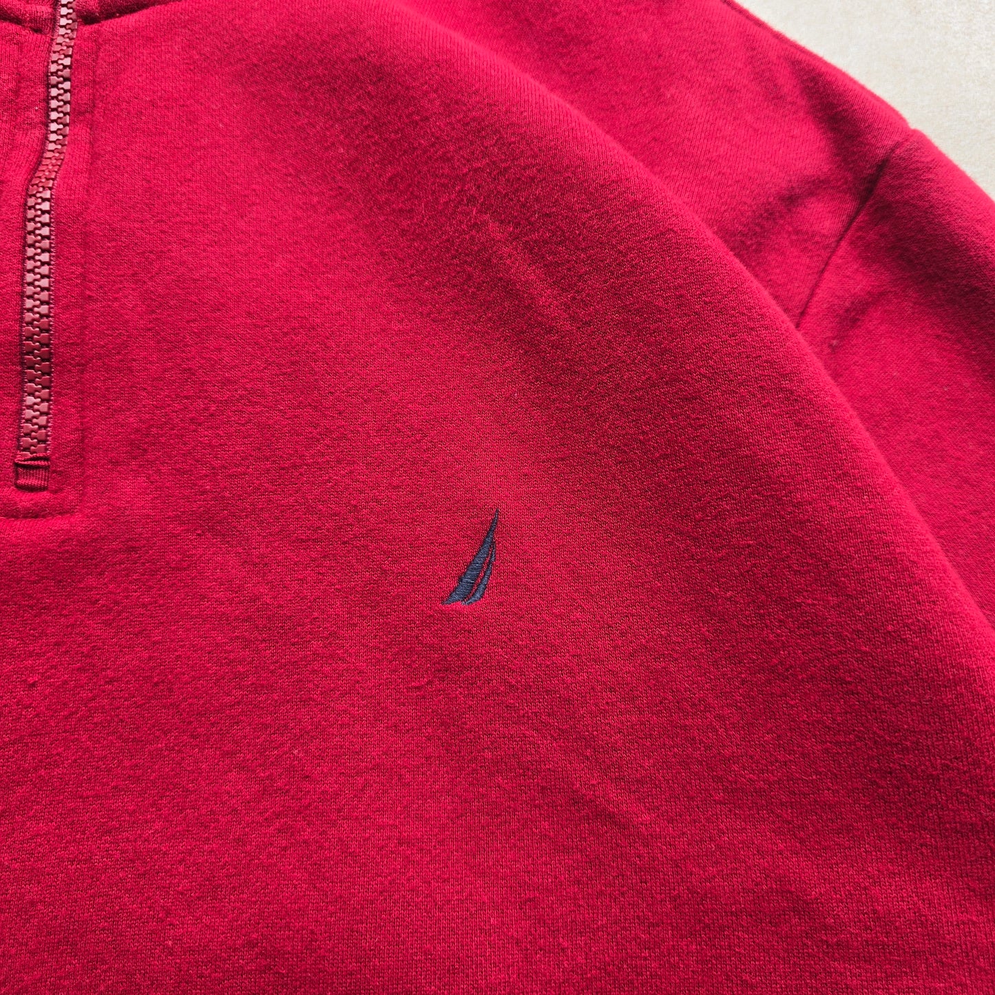 Nautica 1/4 Zip Sweatshirt - L