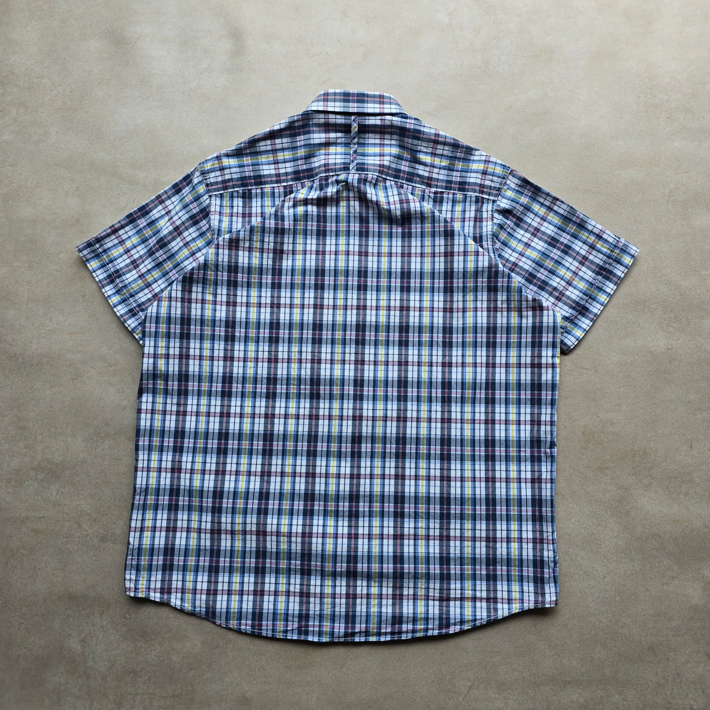 Nautica Plaid Short Sleeve Button Up Shirt - XL
