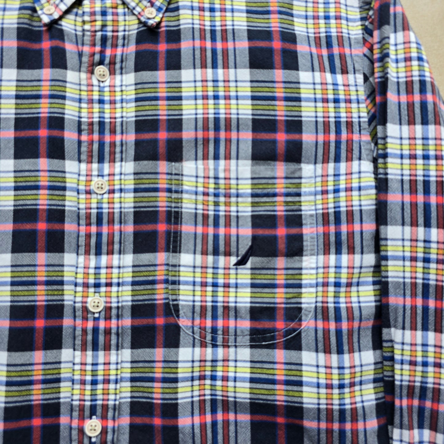 Nautica Long Sleeve Button Up Shirt - M