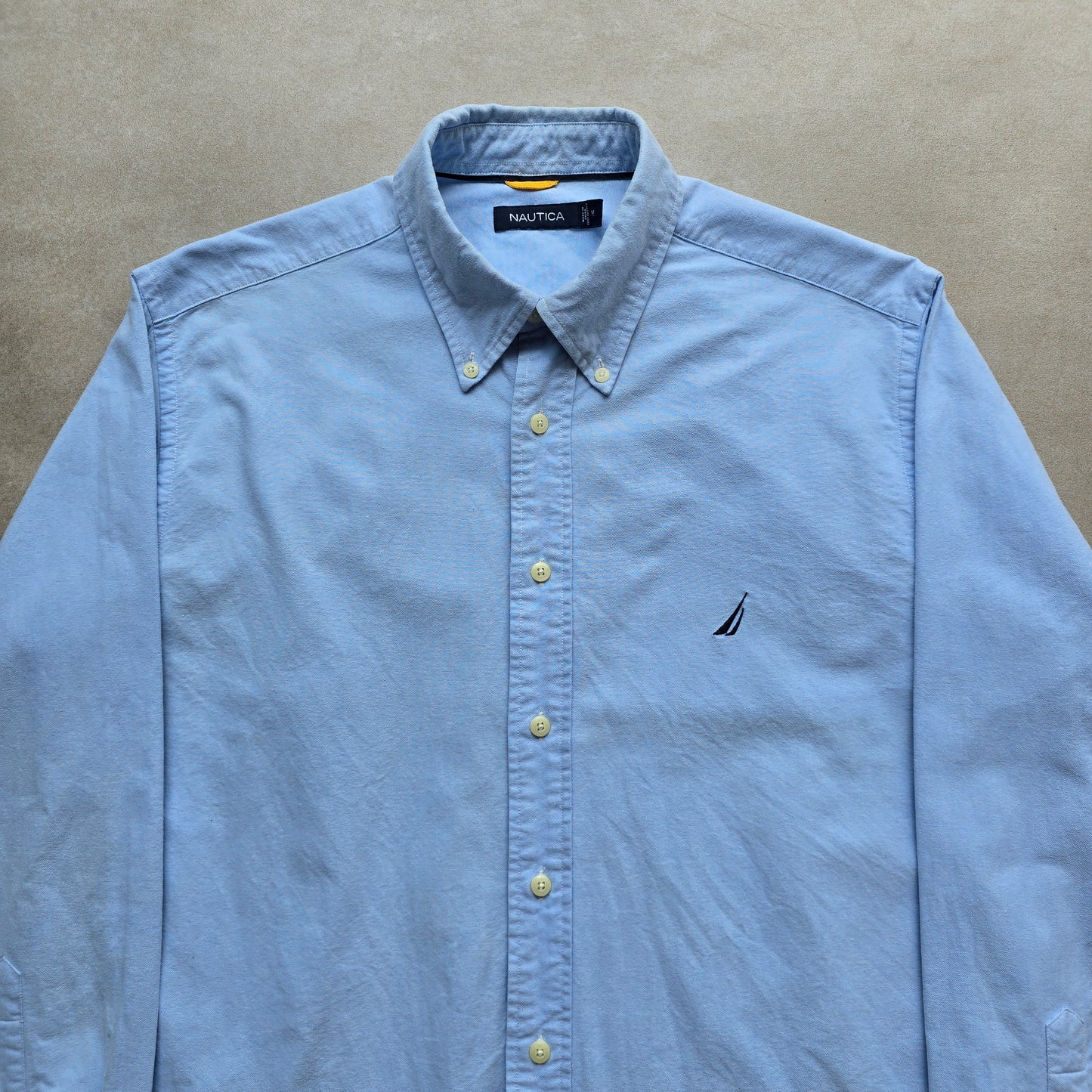 Nautica Long Sleeve Button Up Shirt - M