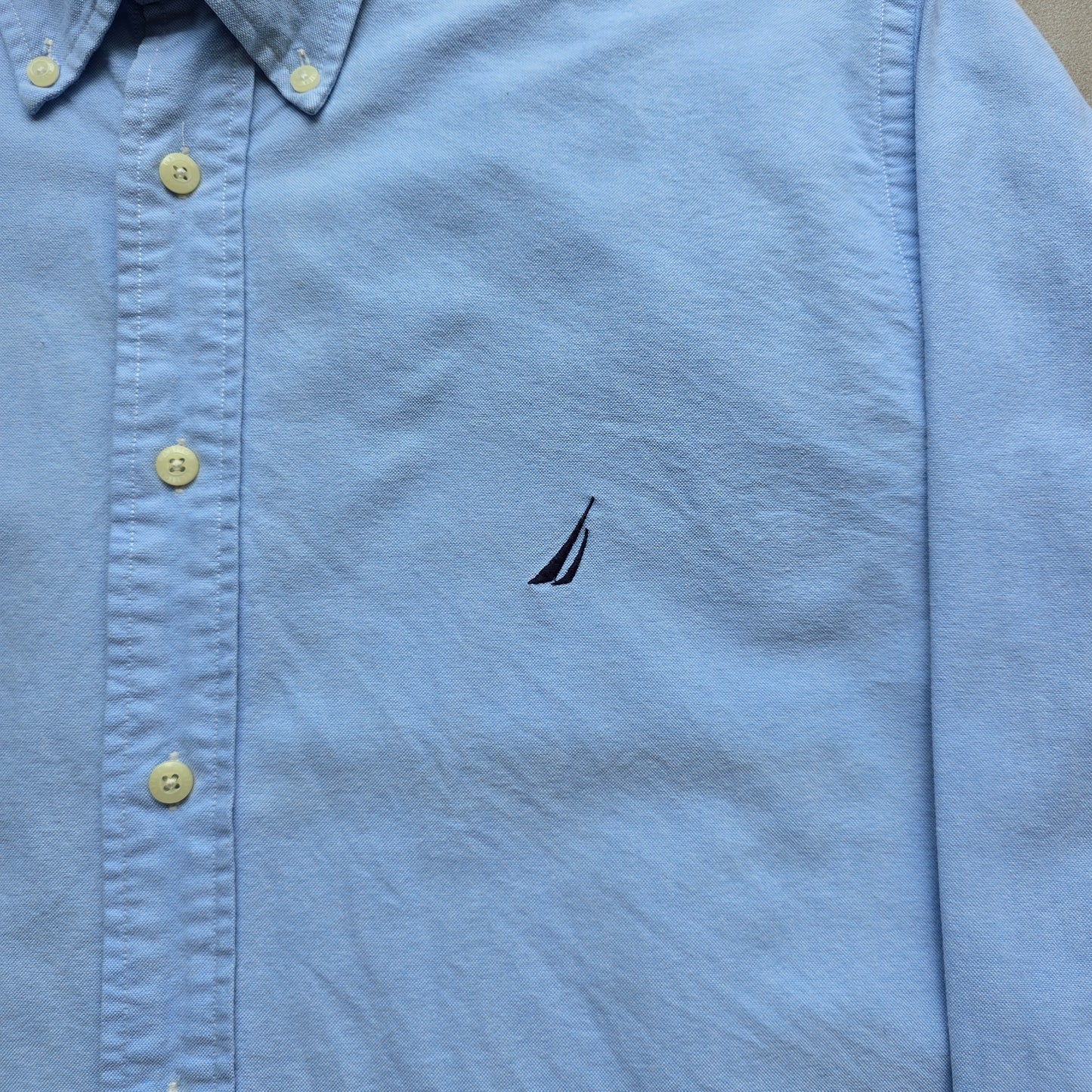 Nautica Long Sleeve Button Up Shirt - M