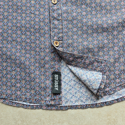 Stussy Short Sleeve Button Up Shirt - M