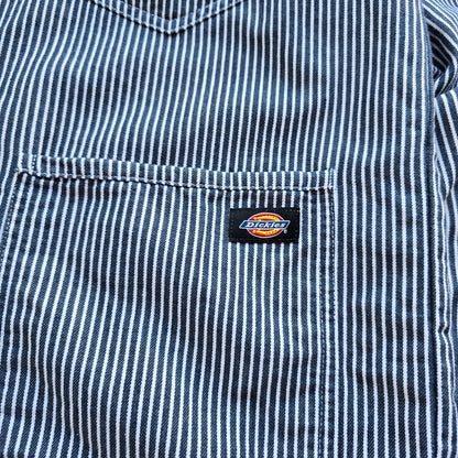 Dickies Hickory Stripe Button Up Shirt -  L