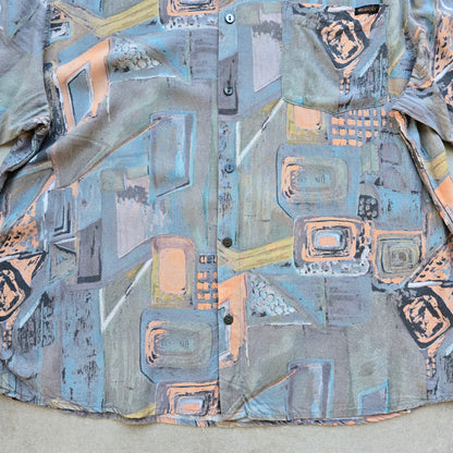 Wrangler Abstract Button Up Shirt - XL