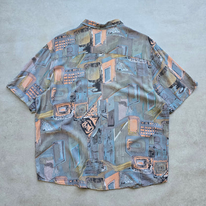 Wrangler Abstract Button Up Shirt - XL