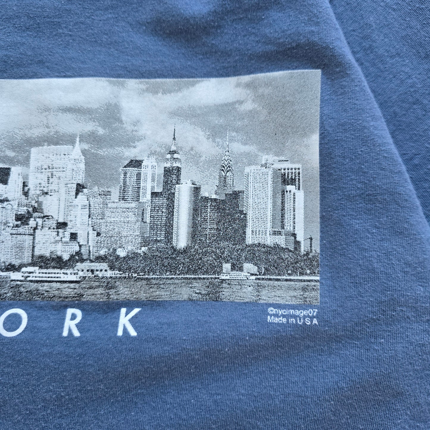 Y2K New York Skyline Tee - S