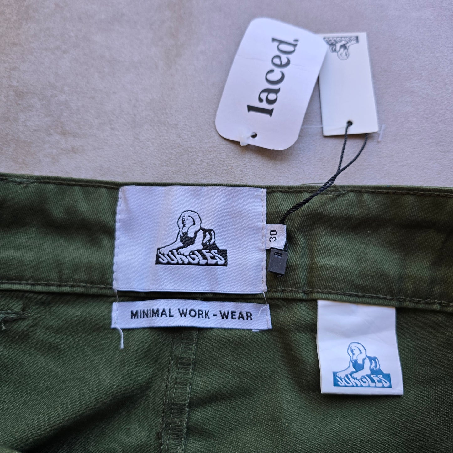 Jungles Tribal Flower Workwear Pants (NEW) - 30