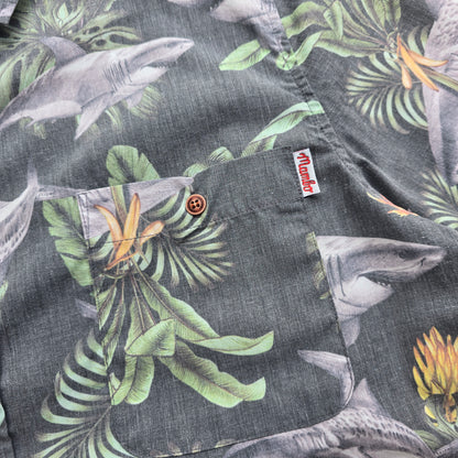 Mambo Loud Sharks Button Up Shirt - S