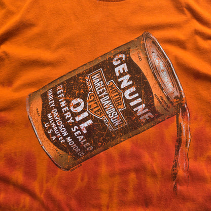 Harley Davidson Oil Can Tie Dye Tee - L