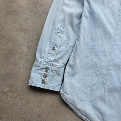 G-Star Raw Denim Long Sleeve Button Up Shirt - M