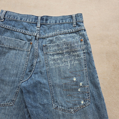 Y2K Effekt Denim Jorts - 28