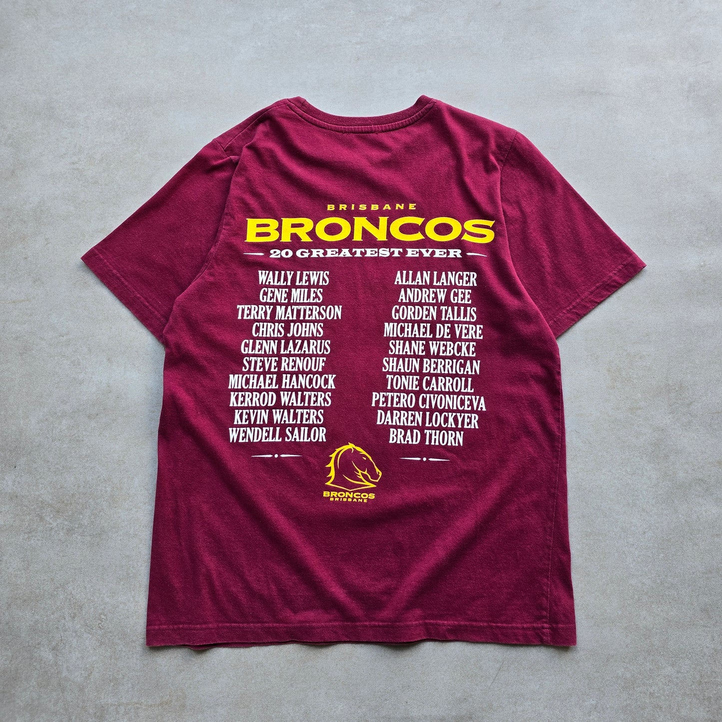 NRL Brisbane Broncos 2007 Tee - S/M
