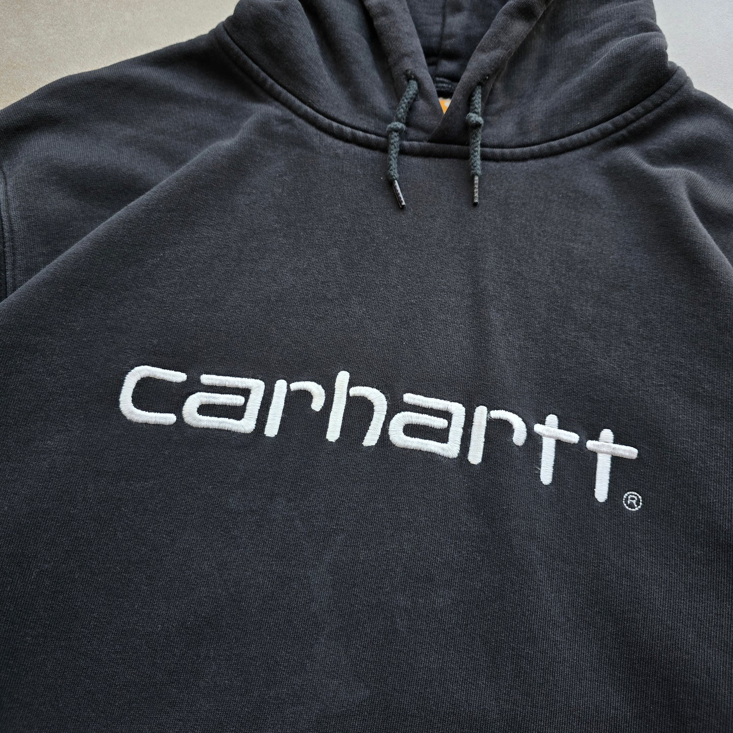 Vintage Carhartt Embroidered Spellout Hoodie - M/L