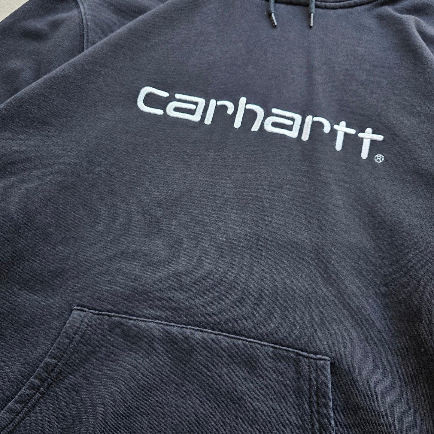 Vintage Carhartt Embroidered Spellout Hoodie - M/L